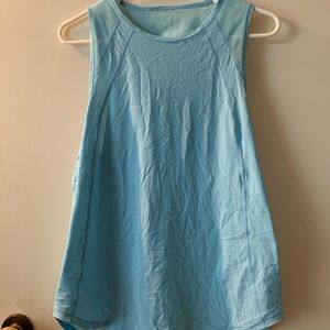 Size 8 Lululemon sculpt tank in “blue chill”